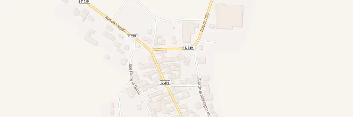 Plan du 4 Rte de Billy à Vaudemange