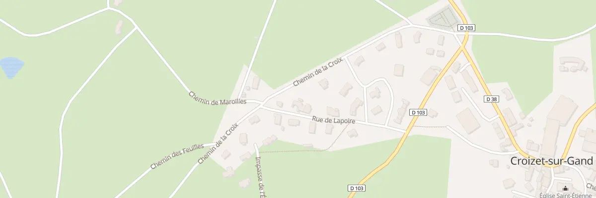 Plan du 186 Rue de Lapoire à Croizet-sur-Gand