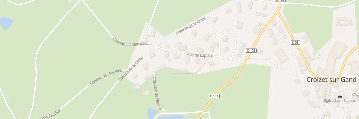 Plan du 189 Rue de Lapoire à Croizet-sur-Gand
