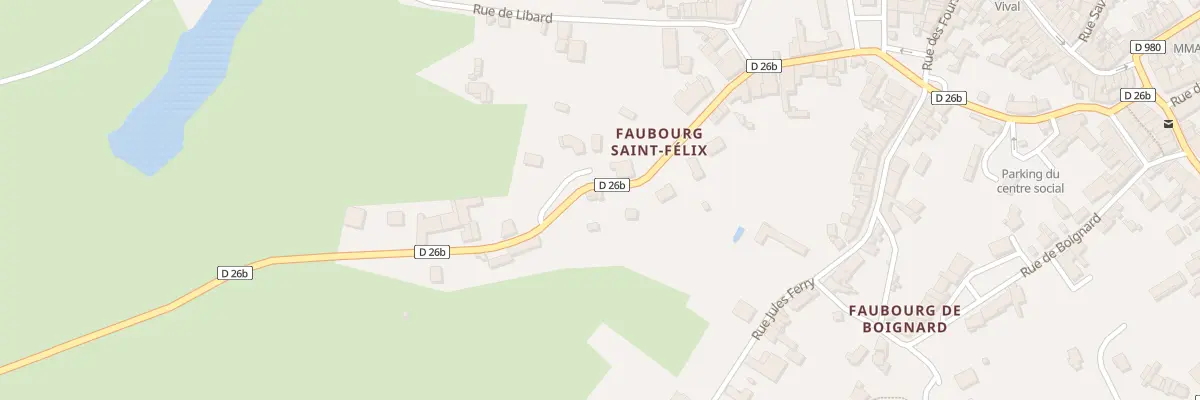 Plan du 33 Rue des Tanneries à Saulieu