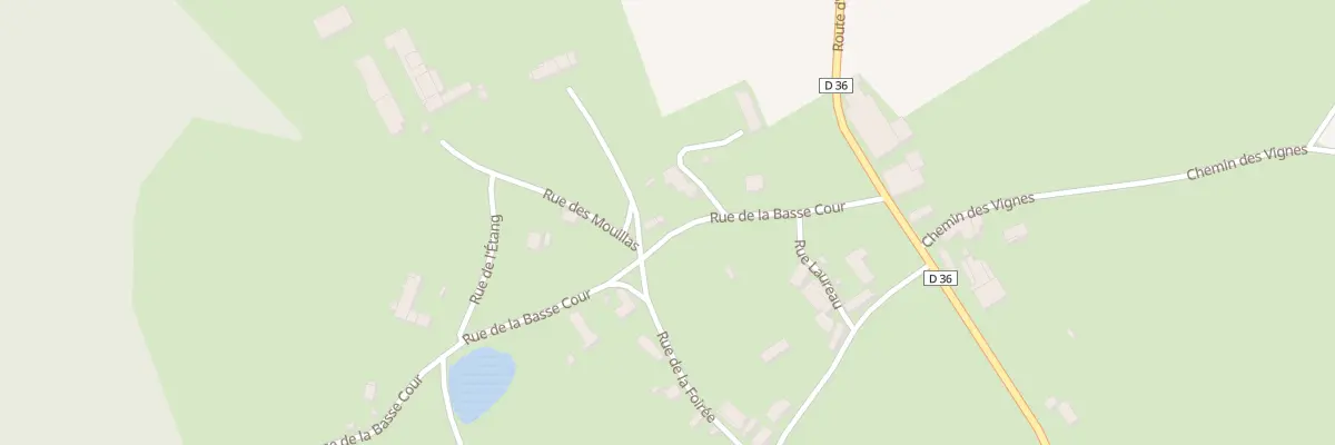 Plan du 4 Rue de la Basse Cour à Thoste