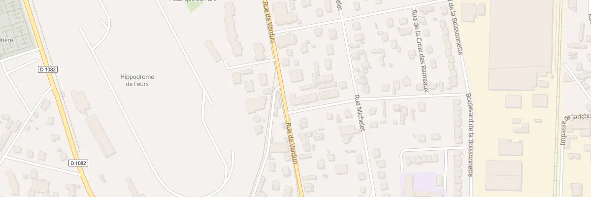 Plan du 55 Rue de Verdun à Feurs