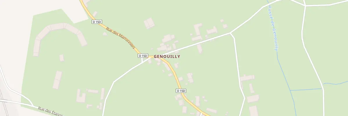 Plan du 2 Rue du Creux Gelin (Genouilly) à Dompierre-en-Morvan