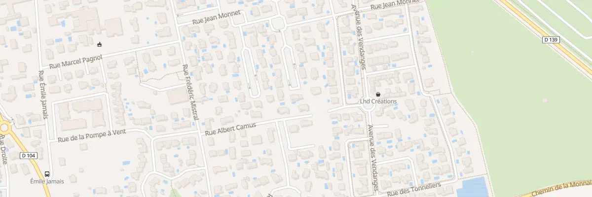 Plan du 278 Rue du Docteur Perrier à Vergèze