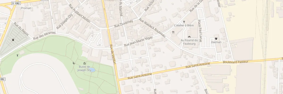 Plan du 2 Rue Michelet à Feurs