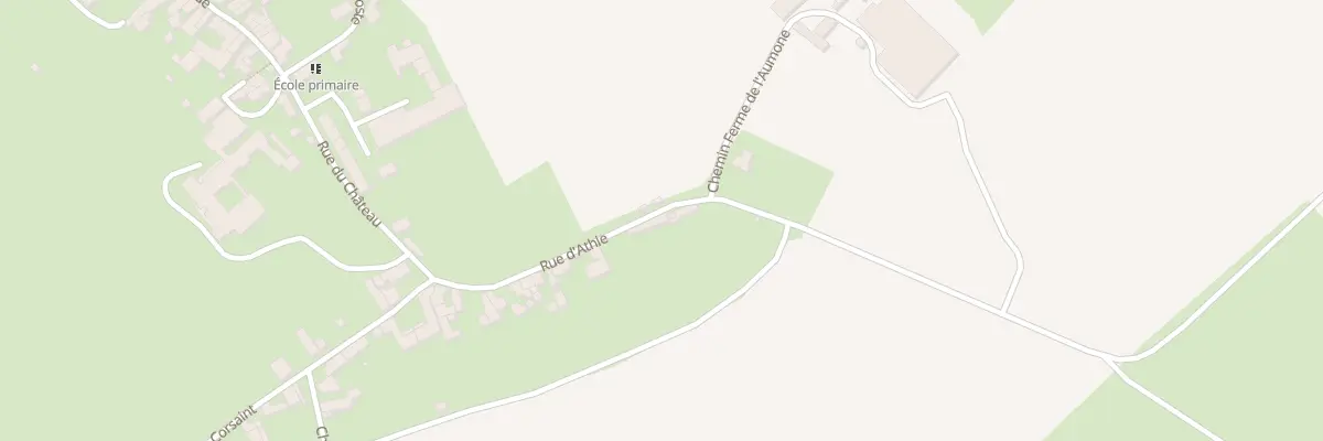 Plan du 20 Rue d’Athie à Moutiers-Saint-Jean