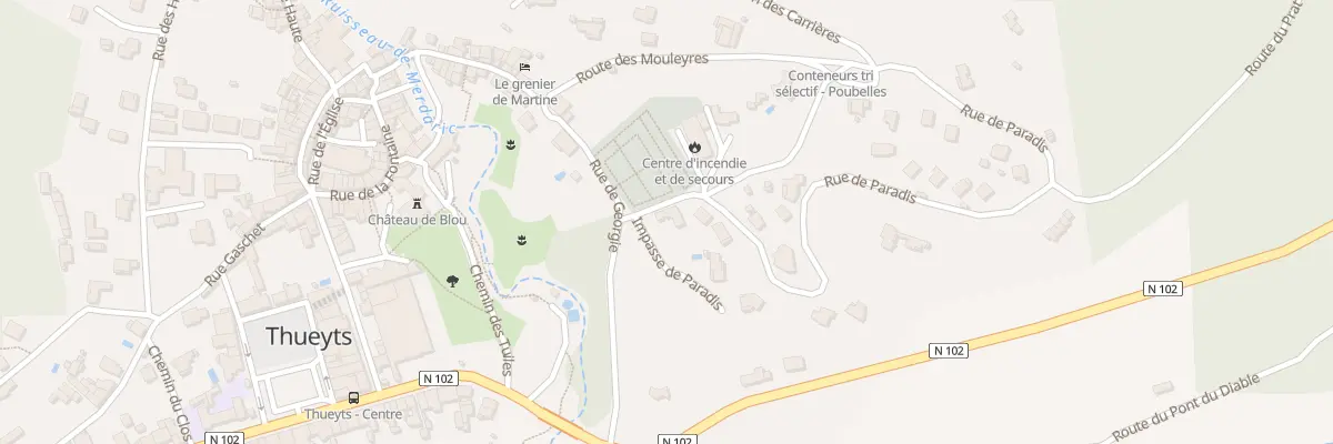 Plan du 1 Imp de Paradis à Thueyts