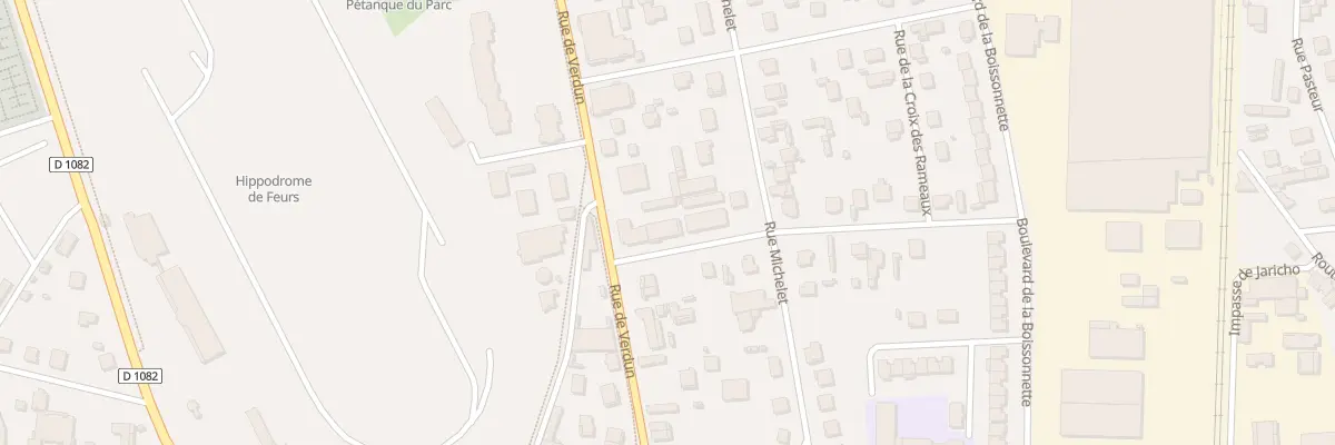 Plan du 1 Rue Massenet à Feurs