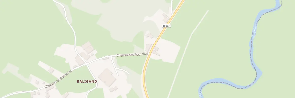 Plan du 1301 Rte de Fomperouze à Saint-Edmond