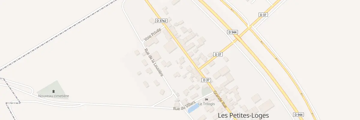 Plan du 10 Gr Grande Rue aux Petites-Loges
