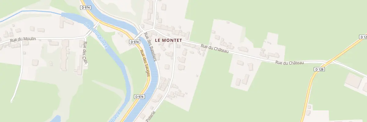 Plan du 1B Rue de la Poterie à Palinges