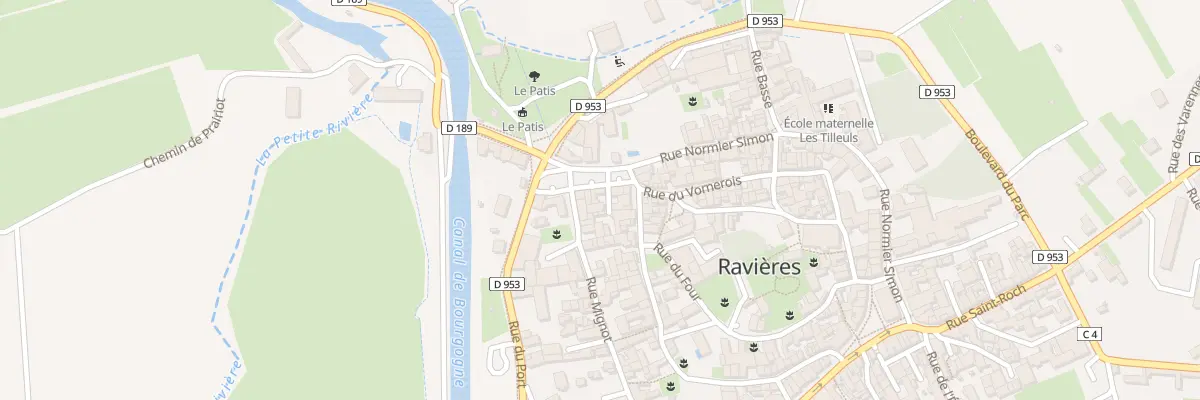 Plan du 13 Pl Edme Dauphin à Ravières
