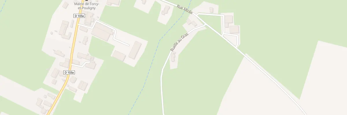 Plan du 1 Rle au Gras à Torcy-et-Pouligny