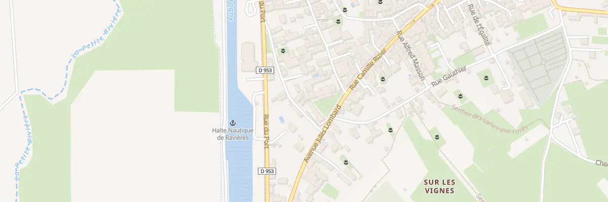 Plan du 2 Rue du Docteur Thoral à Ravières