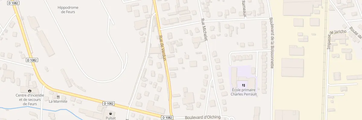 Plan du 61 Rue de Verdun à Feurs