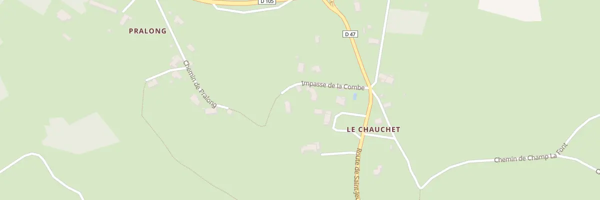 Plan du 5566 La Combe à Lapte