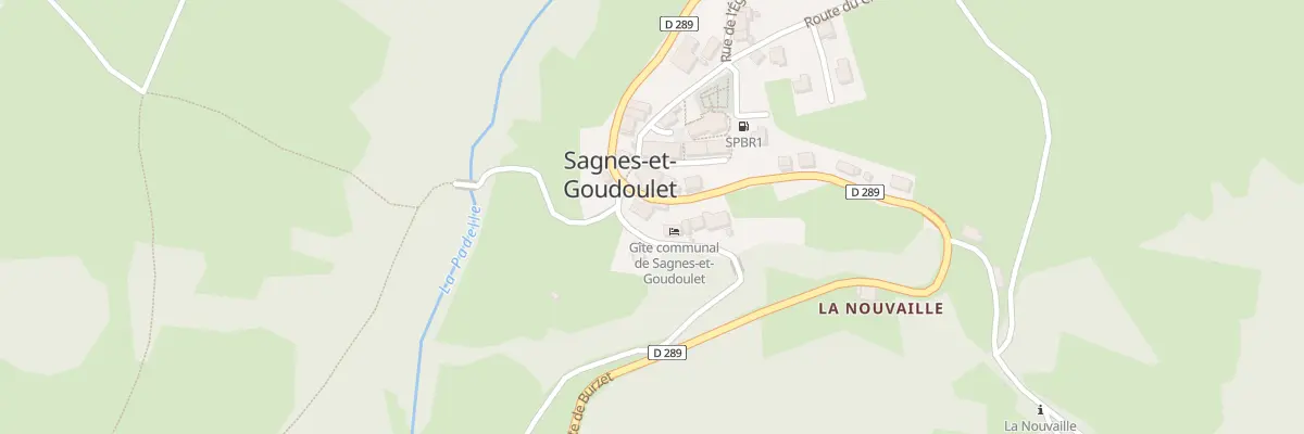 Plan du 5136 Hameau des Sagnes à Sagnes-et-Goudoulet