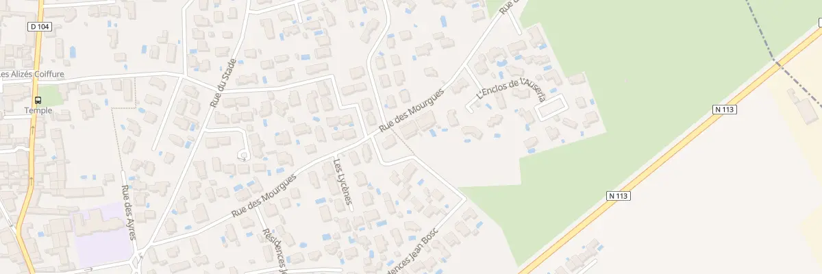 Plan du 480 Rue des Mourgues à Codognan