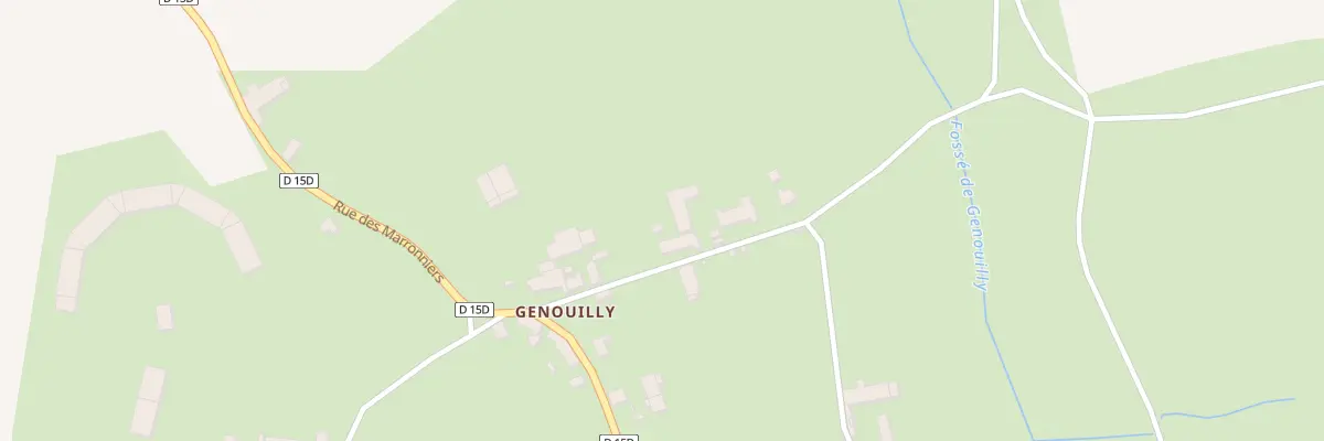 Plan du 7 Rue du Creux Gelin (Genouilly) à Dompierre-en-Morvan