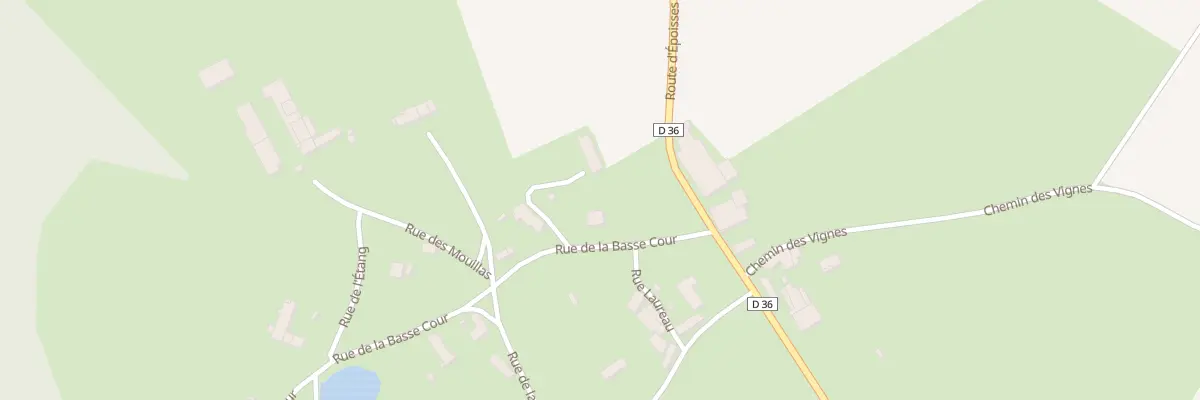 Plan du 2 Rue de la Basse Cour à Thoste