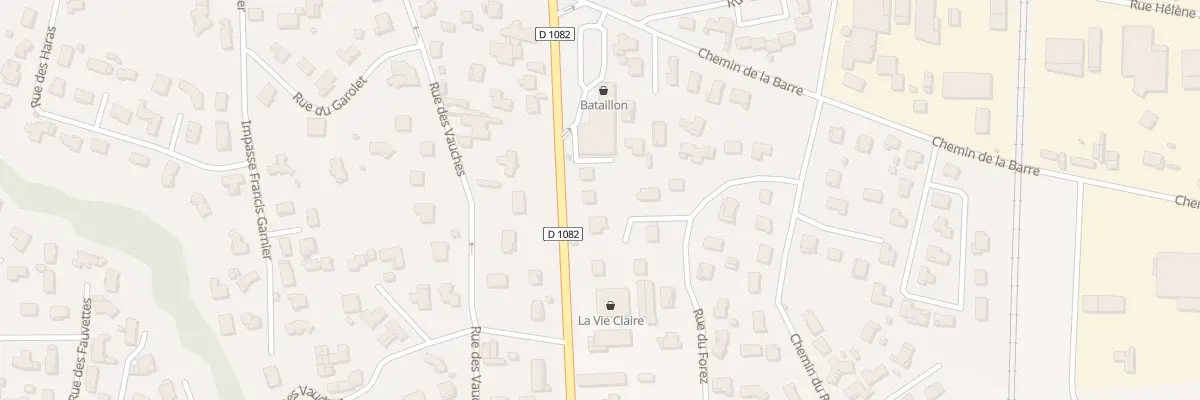 Plan du 9 Rte de Saint-Etienne à Feurs
