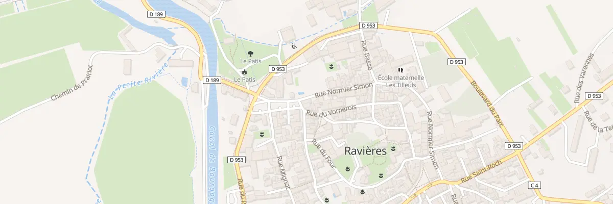 Plan du 43 Rue Normier Simon à Ravières