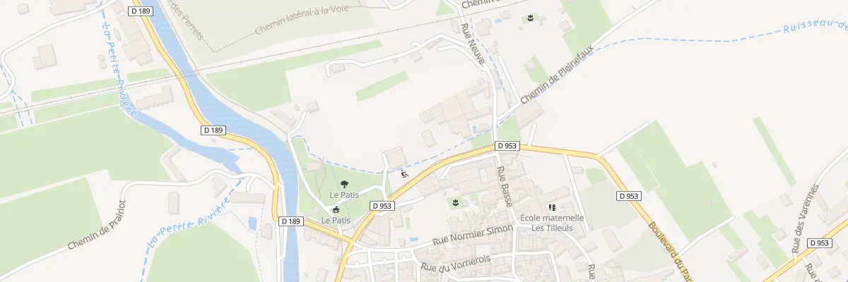 Plan du 4 Prom du Patis à Ravières