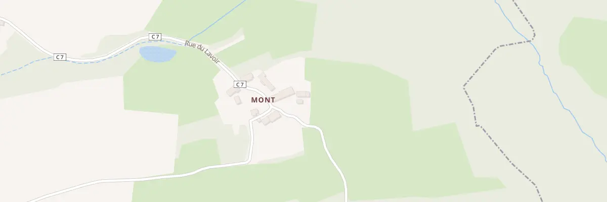 Plan du 161 Mont à Alligny-en-Morvan