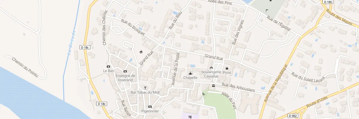 Plan du 5150 Gr Grand Rue à Moussac