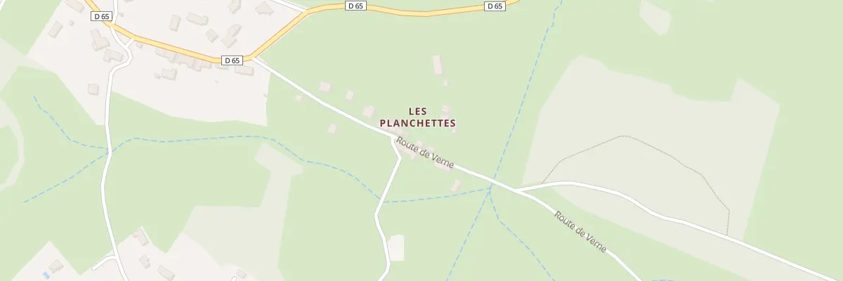 Plan du 231 Rte de Verne à Lapte