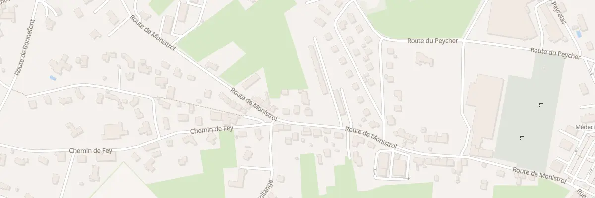 Plan du 20 Rte de Monistrol à Sainte-Sigolène