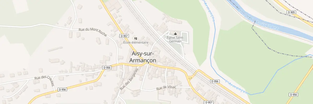 Plan du 3 Rue de l’Eglise à Aisy-sur-Armançon