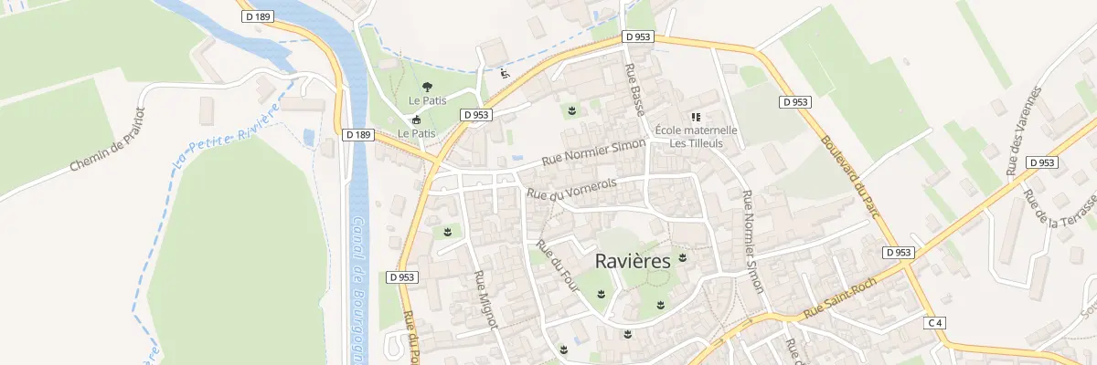 Plan du 16 Rue du Vornerois à Ravières