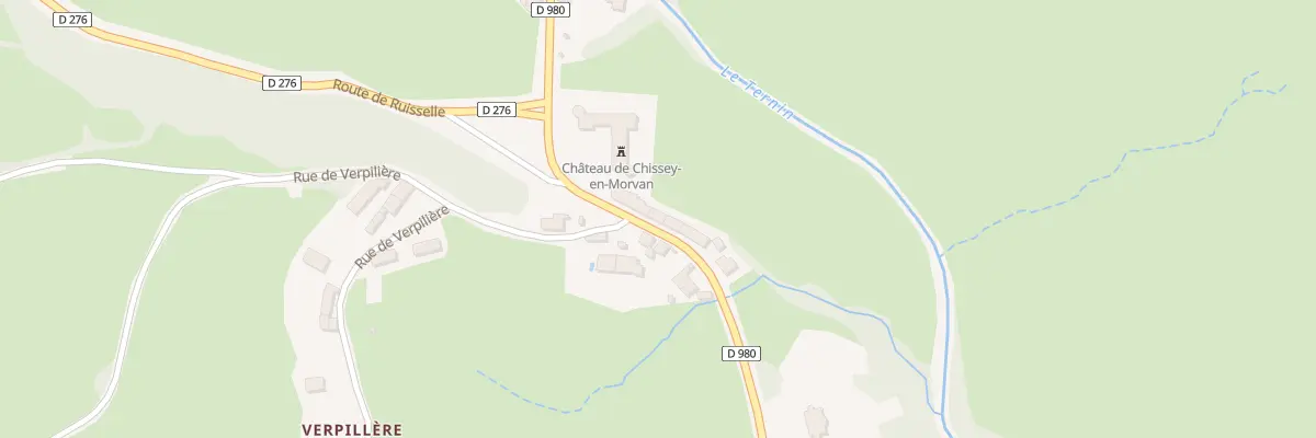 Plan du 5068 Le Bourg à Chissey-en-Morvan
