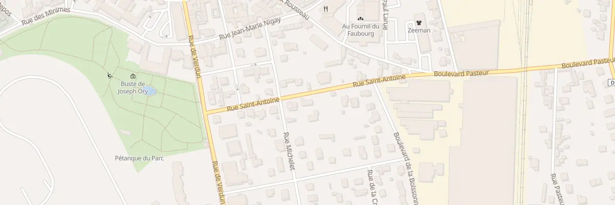 Plan du 16 Rue Saint-antoine à Feurs