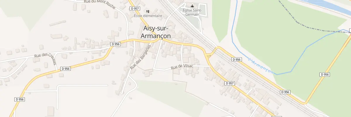 Plan du 5 Rue du Porche à Aisy-sur-Armançon