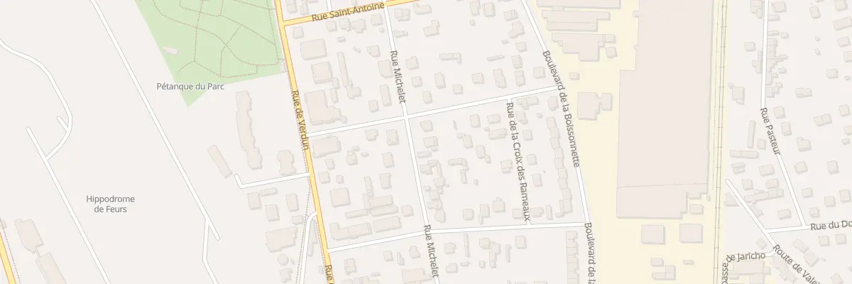 Plan du 19 Rue Michelet à Feurs
