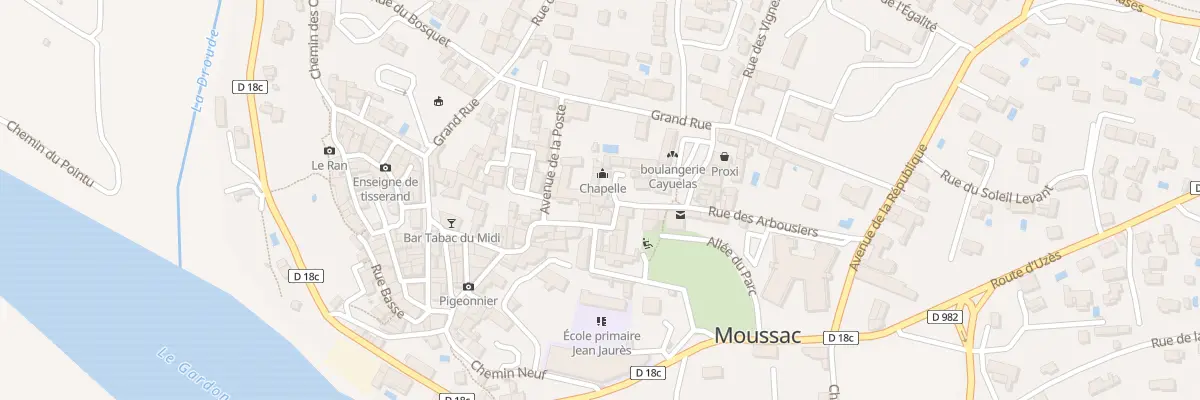 Plan du 5170 Le Village à Moussac