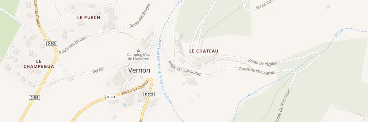 Plan du 5034 Le Chateau à Vernon