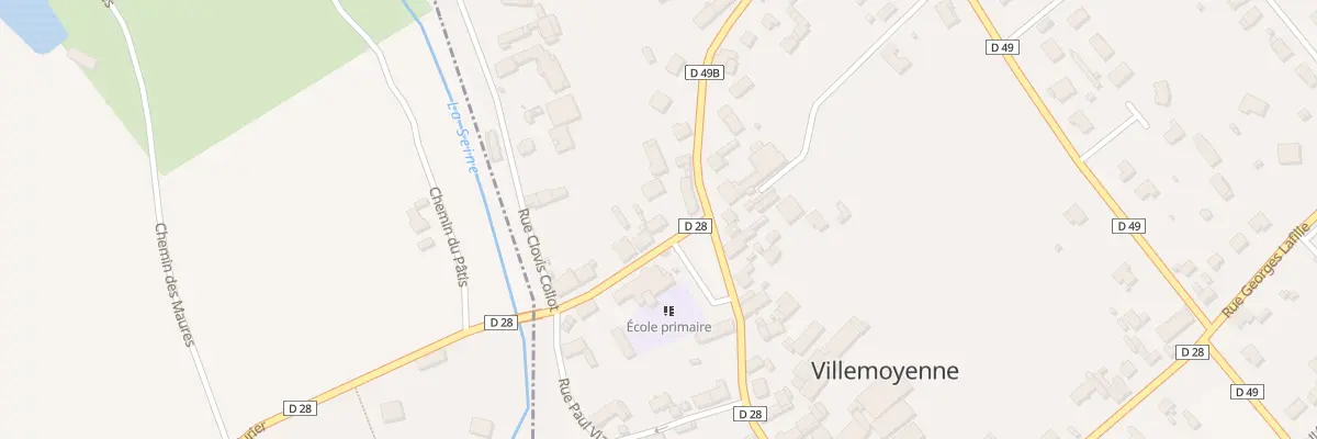 Plan du 9 Rue Rene Deshons à Villemoyenne