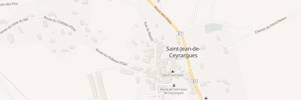 Plan du 25 Rue du Bassin à Saint-Jean-de-Ceyrargues