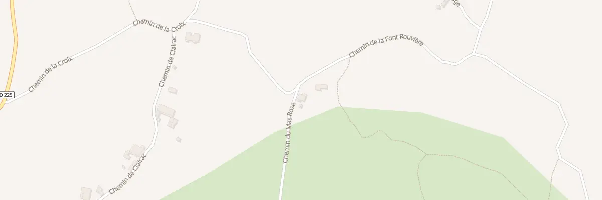 Plan du 1470 Che du Mas Rose à Saint-André-de-Cruzières