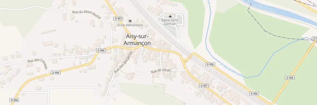 Plan du 1 Rue du Porche à Aisy-sur-Armançon