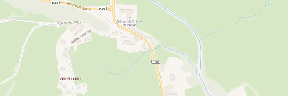 Plan du 5126 Rte Michel de Chaugy à Chissey-en-Morvan