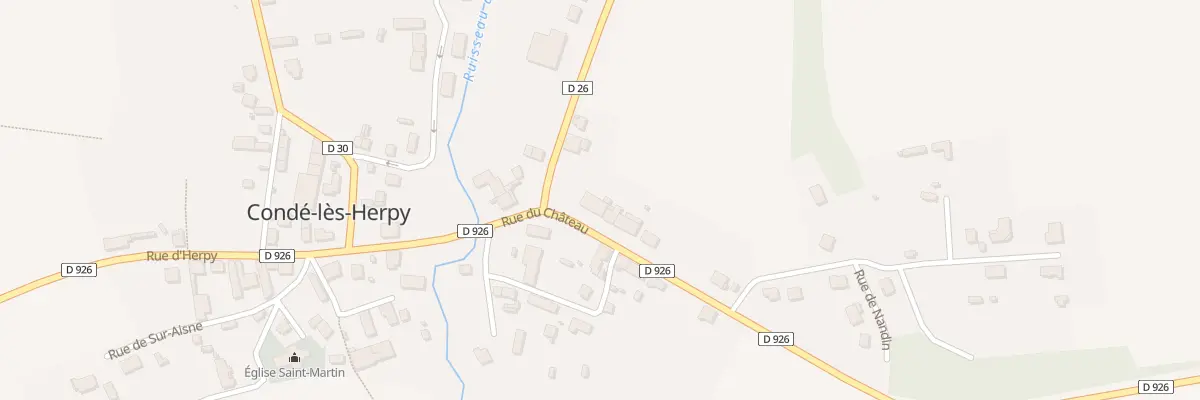 Plan du 5080 Le-Village à Condé-lès-Herpy