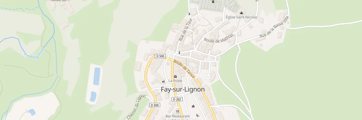 Plan du 17 Rte de Tence à Fay-sur-Lignon