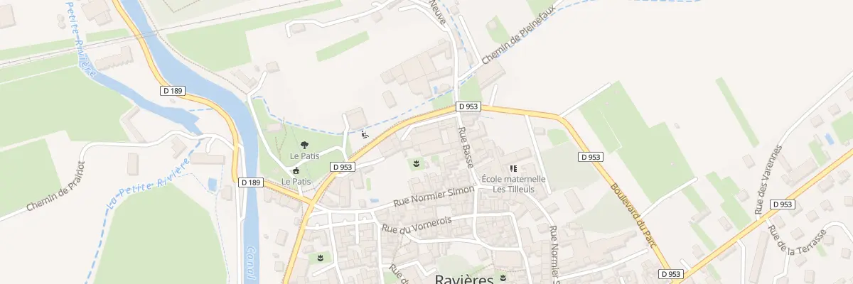 Plan du 82A Prom du Patis à Ravières