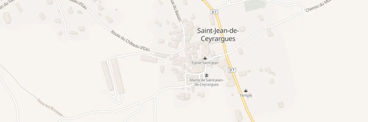 Plan du 93 Rue du Plan à Saint-Jean-de-Ceyrargues