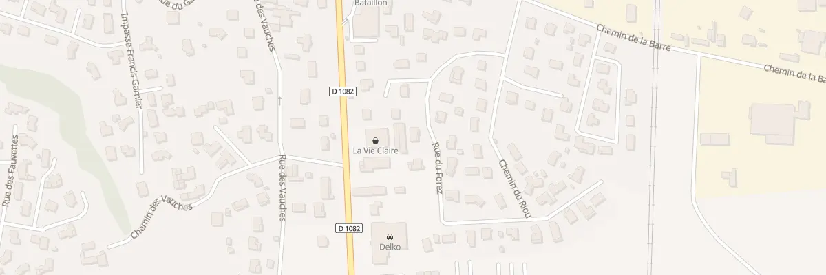 Plan du 6 Rue du Forez à Feurs