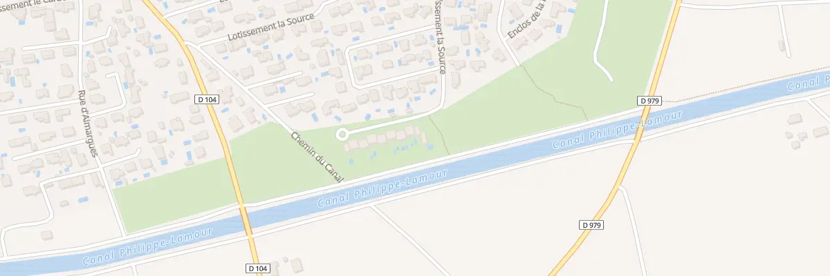 Plan du 3 Lot Berges du Canal à Codognan